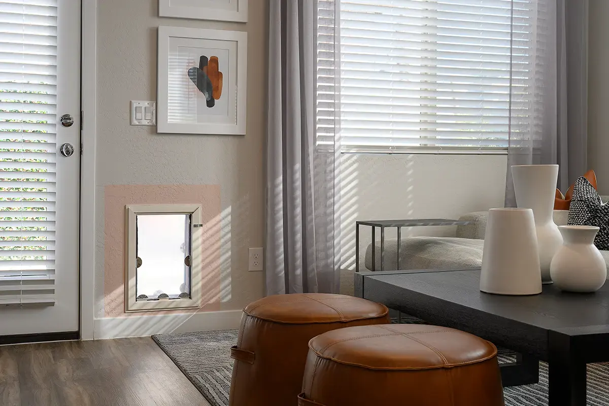Furnished dining area shown — representative home at Village at Camelback Park.