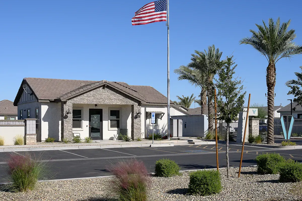 Building exterior at Village at Camelback Park.