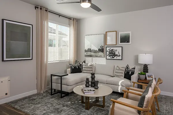 Three Bedroom Model - Living room